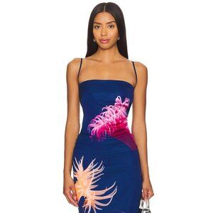 Tyler McGillivary Charlie Tank Top Anemone Blue Floral